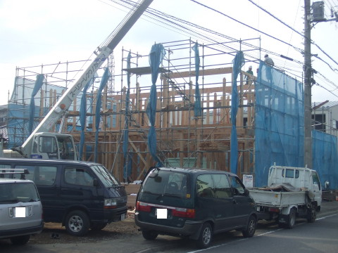 建て方 5/30 16:15 建て方 5/30 16:15