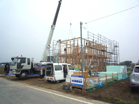 建て方の様子 6/15 11:17 建て方の様子 6/15 11:17