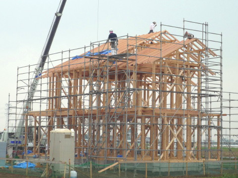 上棟 6/15 16:05 上棟 6/15 16:05