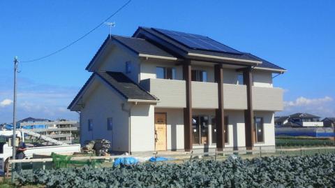 足場解体&太陽光パネル設置完了 足場解体&太陽光パネル設置完了